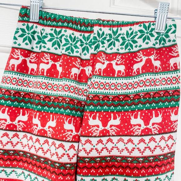 NO BOUNDARIES • Red + Green Festive Christmas Holiday Leggings - Picture 2 of 7